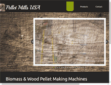 Tablet Screenshot of pelletmillsusa.com